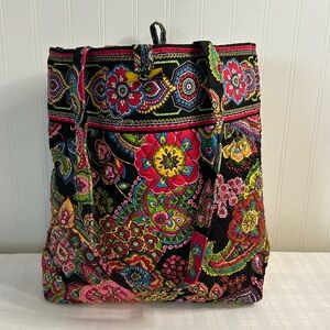 Vera Bradley flower 🌺🌸 paisley print medium sized purse/tote